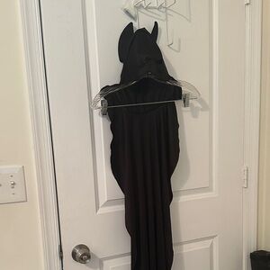 Black Hooded Costume Cape